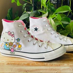 Brand new without box! Hello Kitty High Top Converse
